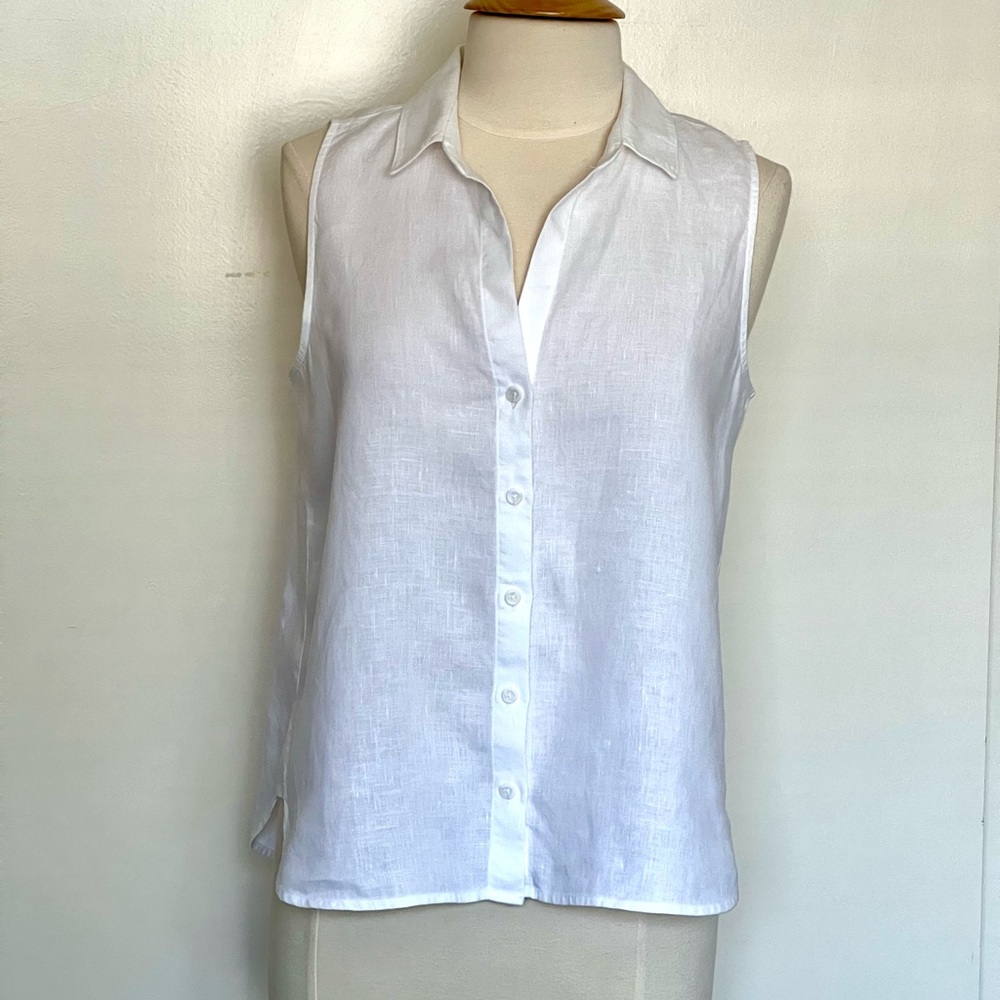 Anthro Cloth & Stone linen top, NWOT
